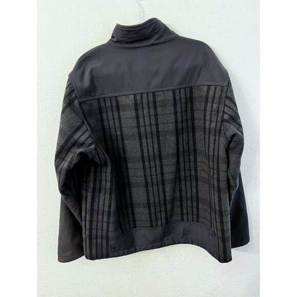 Cinch brushed plaid rustic jacket coat mens size XL - Picture 2 of 8